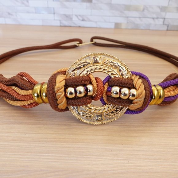Vintage | Accessories | Vintage Bohemian Rope Belt Womens 